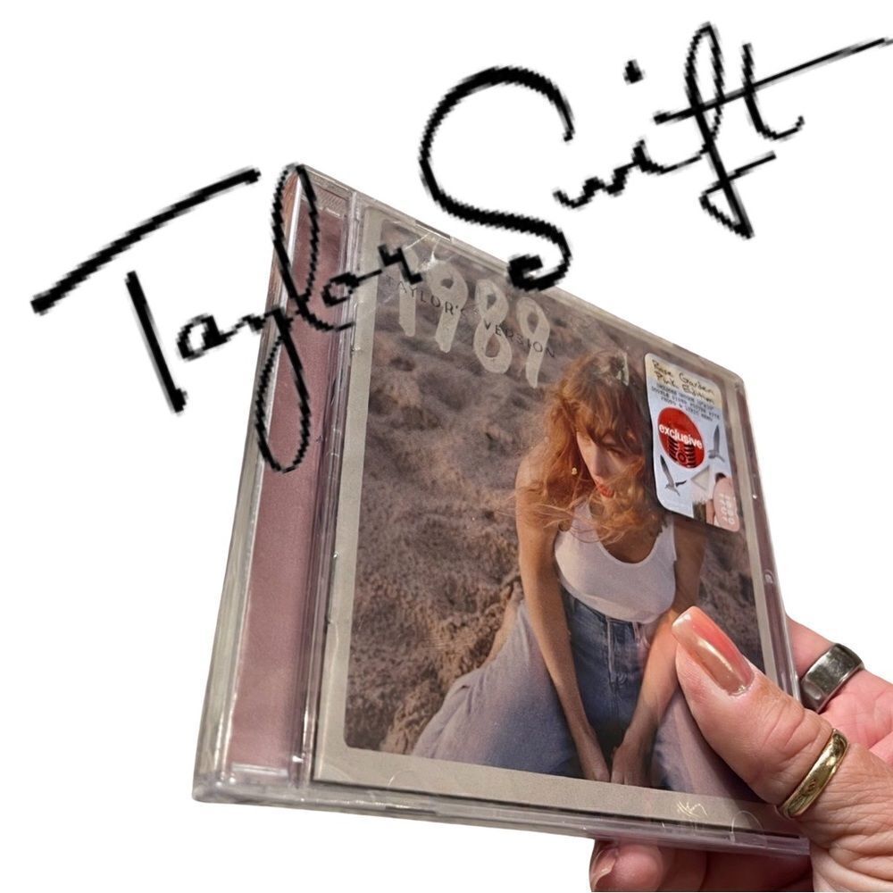 Taylor Swift 1989 CD (Taylor's Version) Rose Garden Pink Deluxe Target Excl…